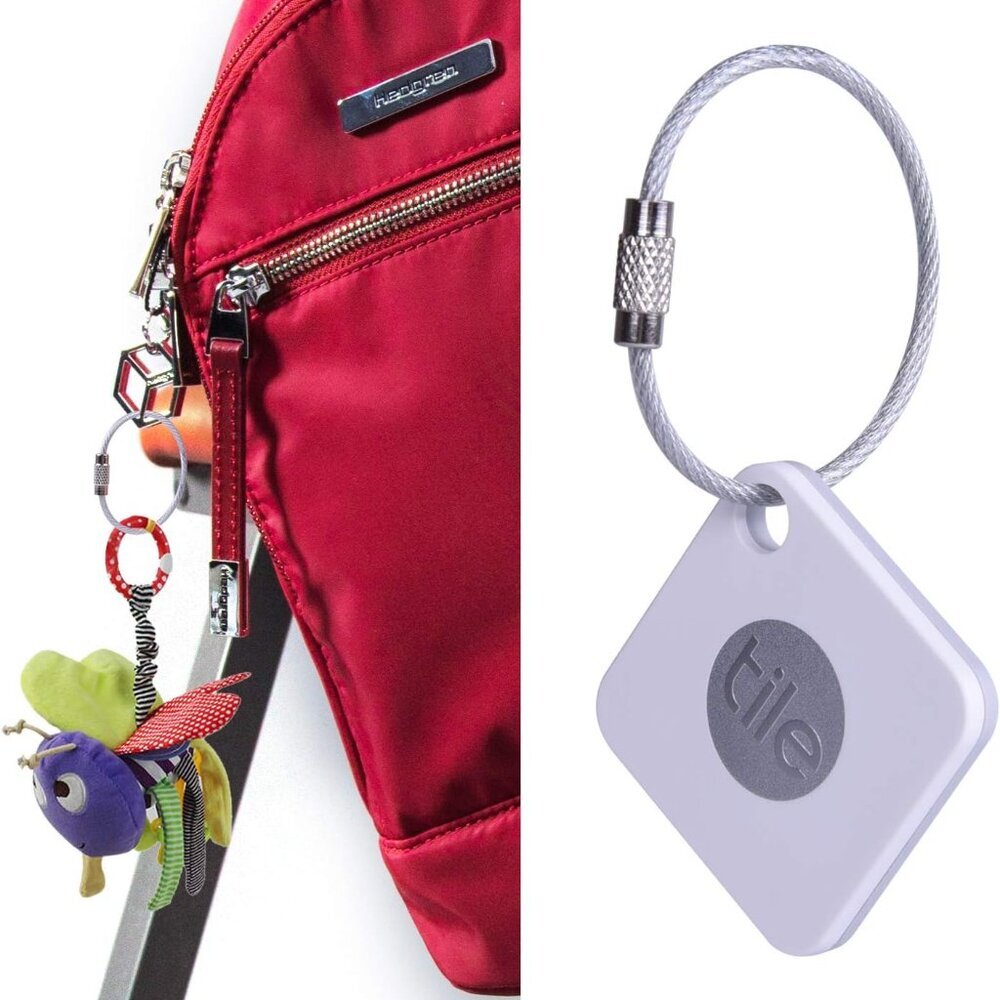 Keychain, 4.3 Inch/6.3 Inch Stainless Steel Wire Rings Cable Keyring Loop for Lu - Picture 7 of 7